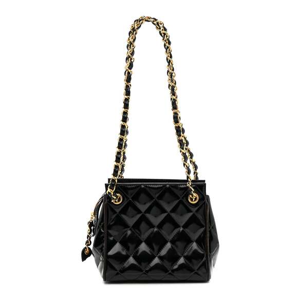 Chanel Patent Quilted Mini Shoulder Bag #232153C11B